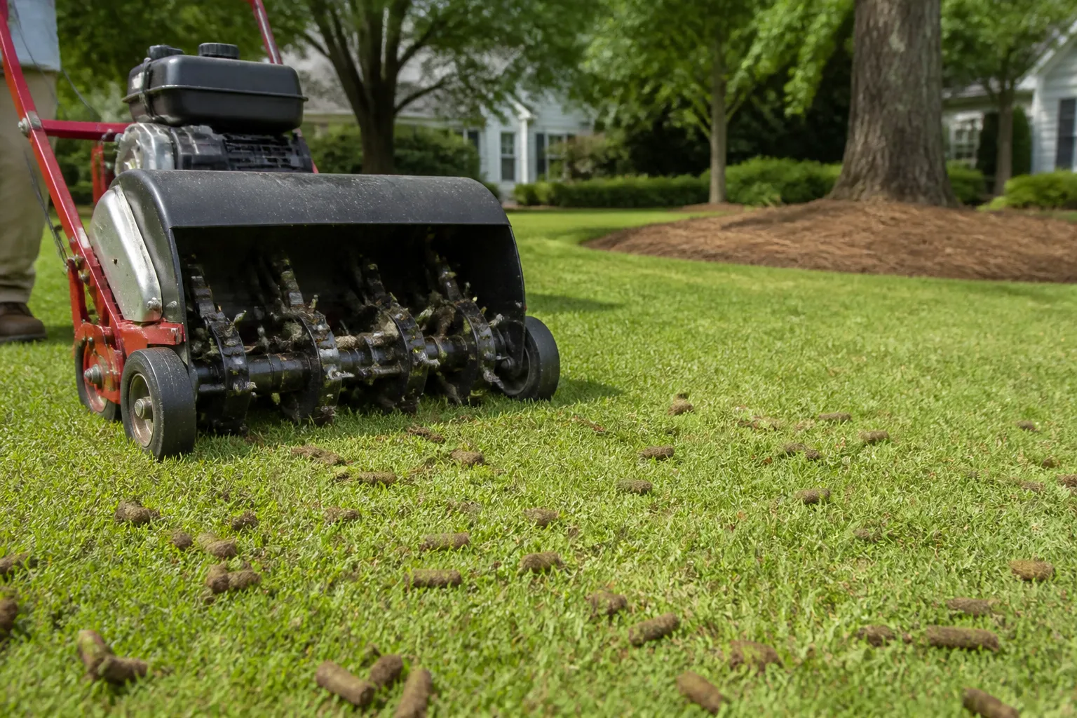 Lawn Aeration in Rock Hill
